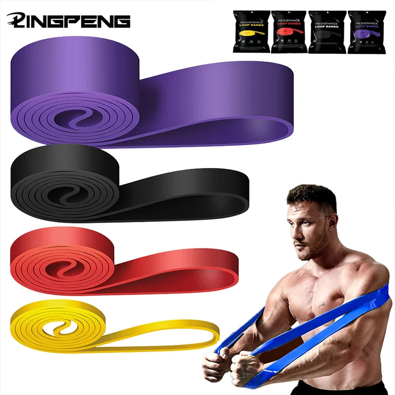 Latex Resistance Bands Pull up Gym Home Fitness Rubber Expander Loop Strength Assist Workout Training Equipment